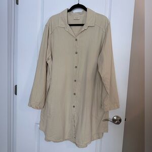 Curator SF Workshirt in Natural, Size 3XL